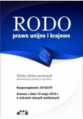 RODO prawo unijne i krajowe