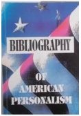 Bibliography of american personalism