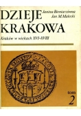 Dzieje Krakowa w wiekach XVI - XVIII, Tom II