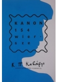 Kanon 154 wiersze