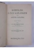 Rozmyślania o życiu kapłańskim, czyli ascetyka kapłańska, 1907 r.