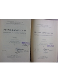 Prawo kanoniczne Tom I i II, 1932 i 1933 r.