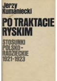Po traktacie ryskim Stosunki polsko-radzieckie 1921-1923