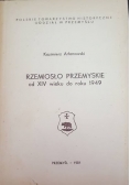Rzemiosło Przemyskie od XVI wieku do roku 1949