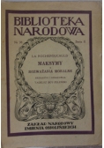 La rochefoucauld maksymy i rozważania moralne