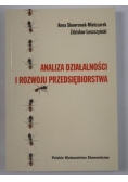 Analiza działalności i rozwoju przedsiębiorstwa