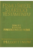 Pismo Święte Starego Testamentu tom II cz.3