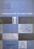American Poetry and Prose