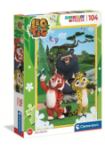 Puzzle 104 Super kolor Leo i Tig