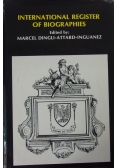 International Register of Biographies