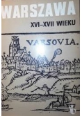 Warszawa XVI - XVII wieku. Zeszyt I