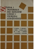 Studia i materiały do dziejów Łodzi i okręgu łódzkiego