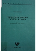 Powszechna historia państwa i prawa tom I starożytność i wieki średnie
