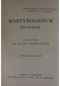 Martyrologium Rzymskie,1938 r.