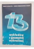 13 wykładów z geometrii wykreślnej