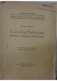 Concilia Poloniae źródła i studia krytyczne, 1948r