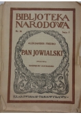 Pan Jowialski, 1921 r.