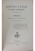 Kazania i nauki, 1864 r.