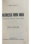 Najświętsza Panna Marja w dziejach Bożych naszej duszy, 1934 r.