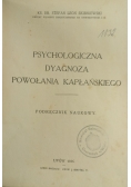Psychologiczna dyagnoza powołania kapłańskiego, 1936 r.