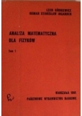 Analiza matematyczna dla fizyków t 1