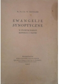 Ewangelje synoptyczne, 1927 r.