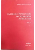 Materiały pomocnicze do wykładów z biblistyki, tom V