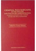 Criminal plea bargains in the English and the polish administration