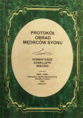 Protokoł obrad mędrców Syonu reprint z 1920r.