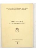 Zbiór kazusów z prawa cywilnego