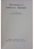 Introduction to Logical Theory