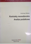 Kontrakty menedżerskie Analiza podatkowa