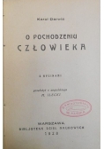 O pochodzeniu człowieka 1928 r.