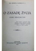 O zasadę życia 1923 r.