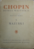 Chopin Dzieła wszystkie X