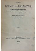 Słownik podręczny, łacińsko-polski, 1908 r.