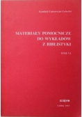 Materiały pomocnicze do wykładów z Biblistyki Tom VI