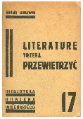 Literaturę trzeba przewietrzyć, 1935r.