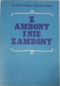 Z ambony i nie z ambony