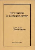 Wprowadzenie do pedagogiki ogólnej