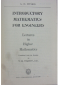 Introductory mathematics for engineers
