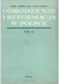 Odrodzenie i Reformacja w Polsce  Tom XX