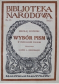 Wybór pism w przekładzie polskim 1926 r