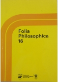 Folia Philosophica 16