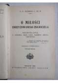 O miłości ukrzyżowanego Zbawiciela, 1933 r.