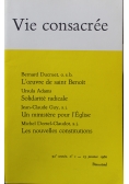 Vie consacree 52e annee N 1