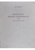 Gramatyka  języka litewskiego, tom II. Nauka o budowie wyrazów