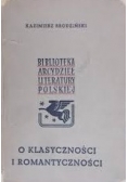 O klasyczności i romantyczności, 1946r.