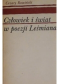 Człowiek i świat w poezji Leśmiana