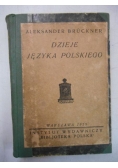 Brückner  - Dzieje języka polskiego, 1925 r.